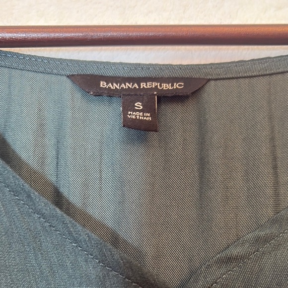 Banana Republic Green Relaxed Muscle Tee Sleeveless Small - Picture 6 of 7